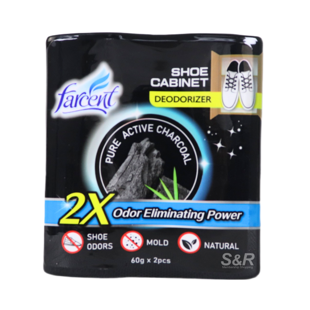 Farcent Shoe Cabinet Deodorizer 60g x 2